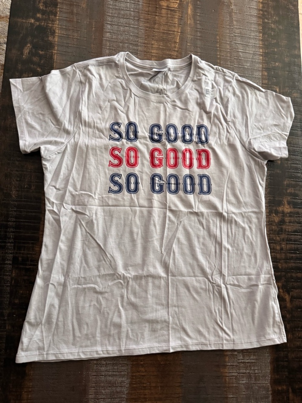 NWOT SO GOOD Logo Short Sleeve T-shirt inspired by the song "Sweet Caroline" XL